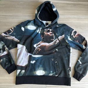 Men Akoo x ali 100% AUTHENTIC sz Medium Pullover Hoodie Sweater Multicolor Men’s